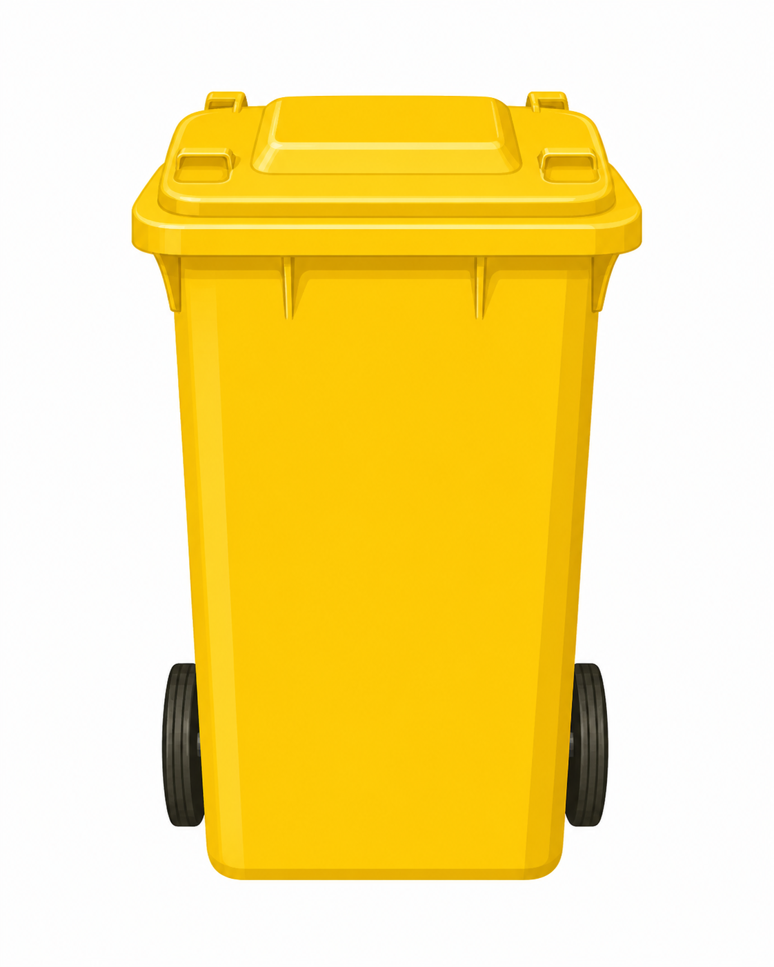 Bildkarte gelbe Mülltonne
